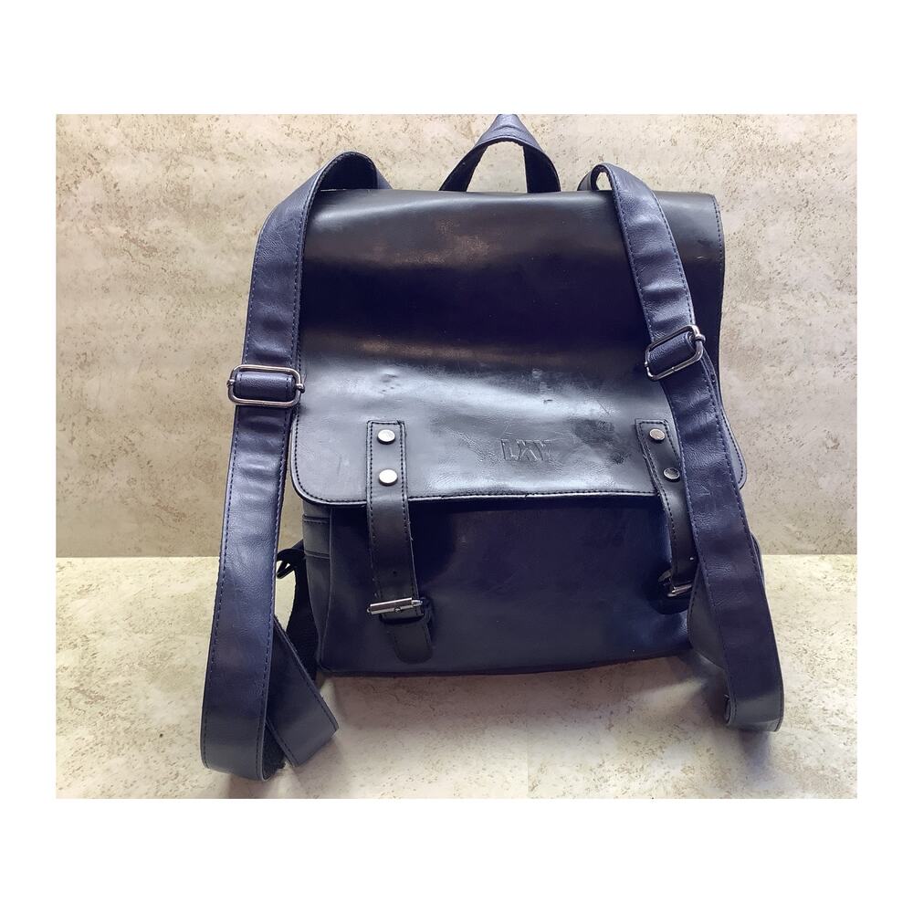 LXY Vegan Leather Backpack - Laptop - Bookbag - Preowned - Good Condition